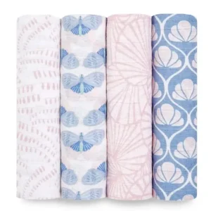 Aden + Anais Deco classic 4pk swaddles - cutbabycare.com | baby boutique & care hub