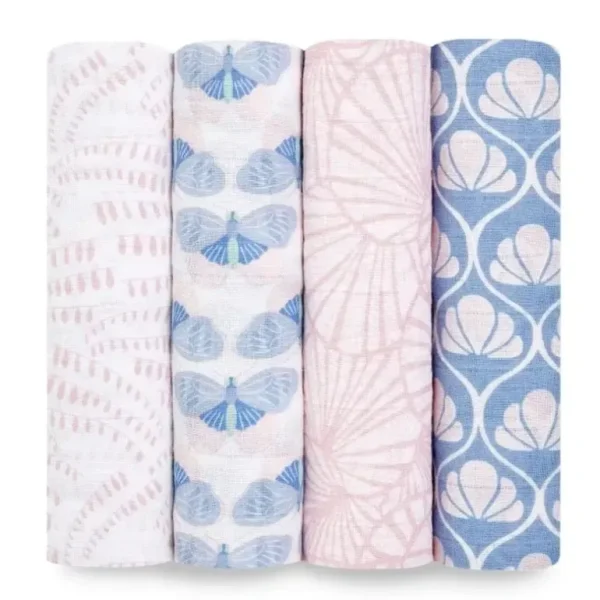Aden + Anais Deco classic 4pk swaddles - cutbabycare.com | baby boutique & care hub
