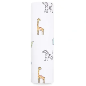 Aden + Anais Jungle Jammin Comfort Knit Swaddle - cutbabycare.com | baby boutique & care hub