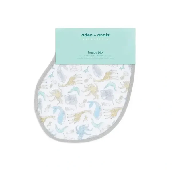Aden Anais Natural History-Species Burpy Bib Baby Absorbent Cotton Burp Cloth - cutbabycare.com | baby boutique & care hub