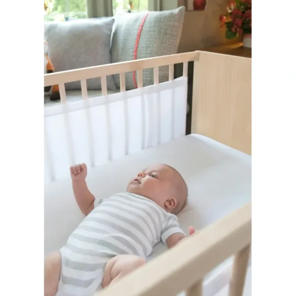 Airwrap Mesh Cot Liner 2 Sides White - cutbabycare.com | baby boutique & care hub