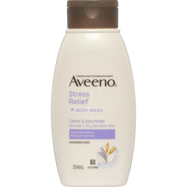 Aveeno Stress Relief Lavender Scented Body Wash 354mL - cutbabycare.com | baby boutique & care hub