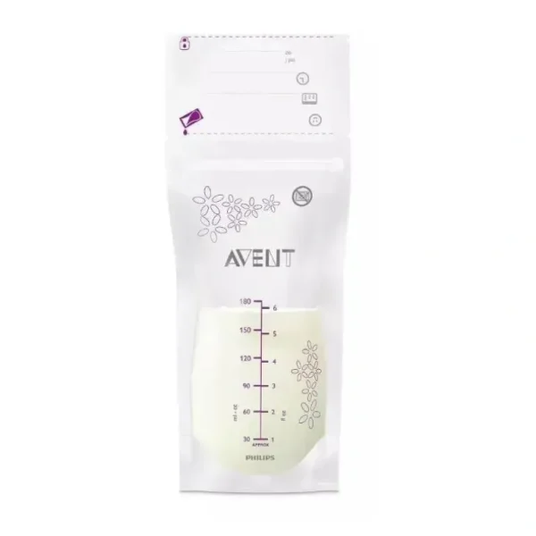 Avent - 50Ct Breast Milk Storage Bags, 6Oz/180Ml - cutbabycare.com | baby boutique & care hub