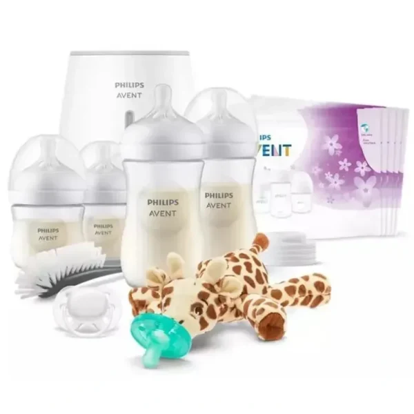 Avent - Natural All In One Gift Set With Snuggle Giraffe - cutbabycare.com | baby boutique & care hub