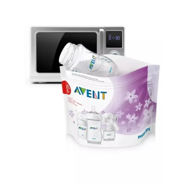 Avent Microwave Sterilising Bags 5Pk - cutbabycare.com | baby boutique & care hub