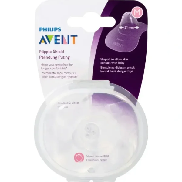 Avent Nipple Shield Medium 2 Pack - cutbabycare.com | baby boutique & care hub