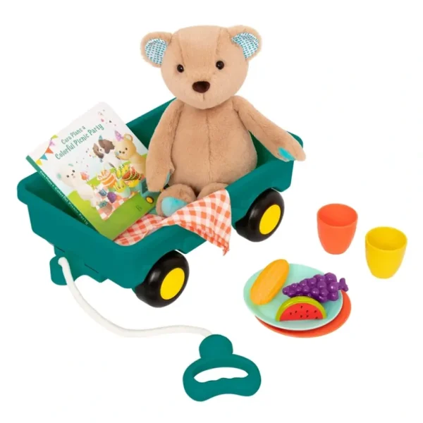 B. Classic Plush Bear, Board Book & Deluxe Picnic Set - cutbabycare.com | baby boutique & care hub