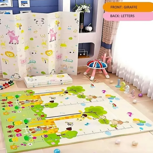 BabiesMart Large Play Mat 5-Layer, Waterproof, Non-Toxic, Double-Sided, Foldable Mat - cutbabycare.com | baby boutique & care hub