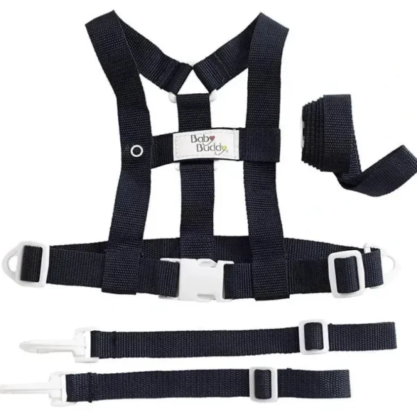 Baby Buddy - Deluxe Security Harness, Black - cutbabycare.com | baby boutique & care hub
