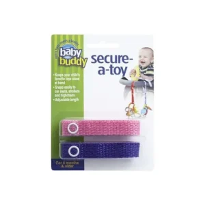 Baby Buddy Secure A Toy Tether, Purple/Pink - cutbabycare.com | baby boutique & care hub