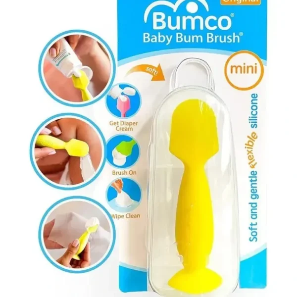 Baby Bum - Mini Brush Yellow Diaper Ointment Applicator - cutbabycare.com | baby boutique & care hub