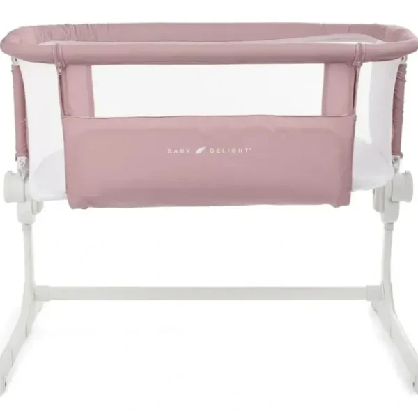 Baby Delight - Beside Me Dreamer Bassinet, 6-Position Height Adjustment, Organic Rose - cutbabycare.com | baby boutique & care hub