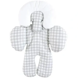 Baby Vision - Hudson Baby Unisex Baby Car Seat Body Support Insert, Gray Gingham, One Size - cutbabycare.com | baby boutique & care hub