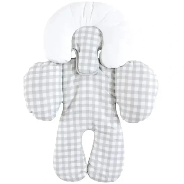 Baby Vision - Hudson Baby Unisex Baby Car Seat Body Support Insert, Gray Gingham, One Size - cutbabycare.com | baby boutique & care hub