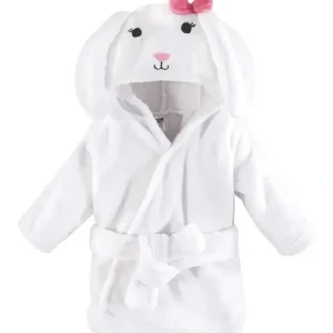 Baby Vision - Hudson Baby Unisex Baby Plush Animal Face Bathrobe, Bunny - cutbabycare.com | baby boutique & care hub