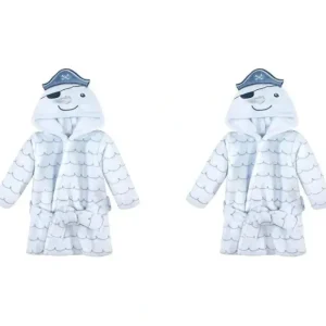 Baby Vision - Hudson Baby Unisex Baby Plush Animal Face Bathrobe, Narwhal - cutbabycare.com | baby boutique & care hub