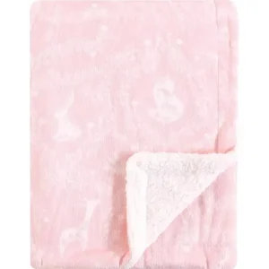 Baby Vision - Yoga Sprout Mink Blanket with Sherpa Backing, Lace Garden - cutbabycare.com | baby boutique & care hub