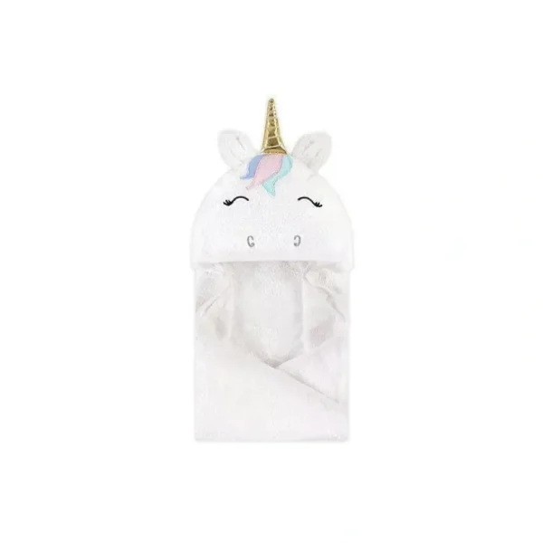 Baby Vision Animal Hooded Towel, Modern Unicorn - cutbabycare.com | baby boutique & care hub