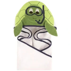 Baby Vision Animal Hooded Towel, Scuba Turtle - cutbabycare.com | baby boutique & care hub