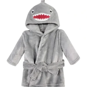 Baby Vision Bath - Plush Animal Bathrobe, Shark - cutbabycare.com | baby boutique & care hub
