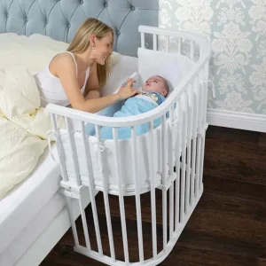 BabyBay Bedside Cosleeper, Pure White Finish - cutbabycare.com | baby boutique & care hub