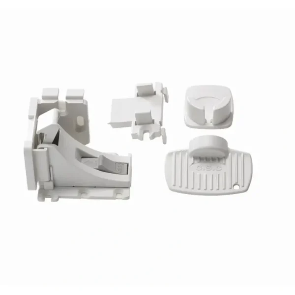 BabyDan Magnetic Lock Baby/Kids Safety Protection For Drawer & Cupboard White - cutbabycare.com | baby boutique & care hub
