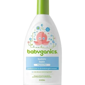 Babyganics Bubble Bath, 12 oz - cutbabycare.com | baby boutique & care hub