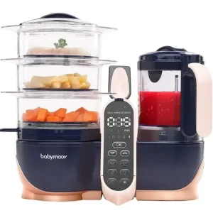 Babymoov Duo Meal Station XL | 6 in 1 Food Processor with Steamer, Multi-Speed Blender, Warmer, Defroster & Sterilizer - cutbabycare.com | baby boutique & care hub