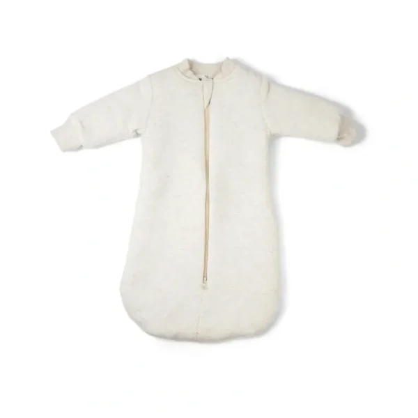babystudio sleeping bag cotton with arms 3.0 TOG - oatmeal/rumble jungle - cutbabycare.com | baby boutique & care hub