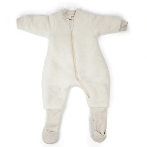 babystudio warmies cotton with arms and legs 3.0 tog - Oatmeal/Rumble Jungle - cutbabycare.com | baby boutique & care hub