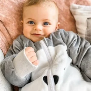 babystudio warmies with arms and legs cotton/fleece 3.0 tog - polar bear & koala bear - cutbabycare.com | baby boutique & care hub
