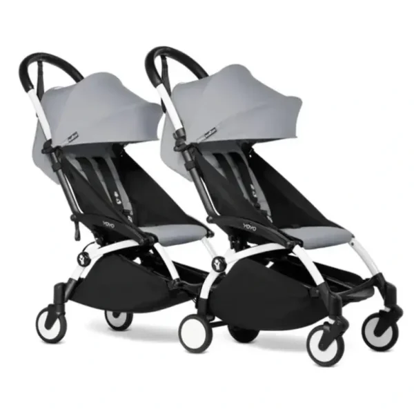 Babyzen - Yoyo Double Stroller Bundle - Stone | White - cutbabycare.com | baby boutique & care hub