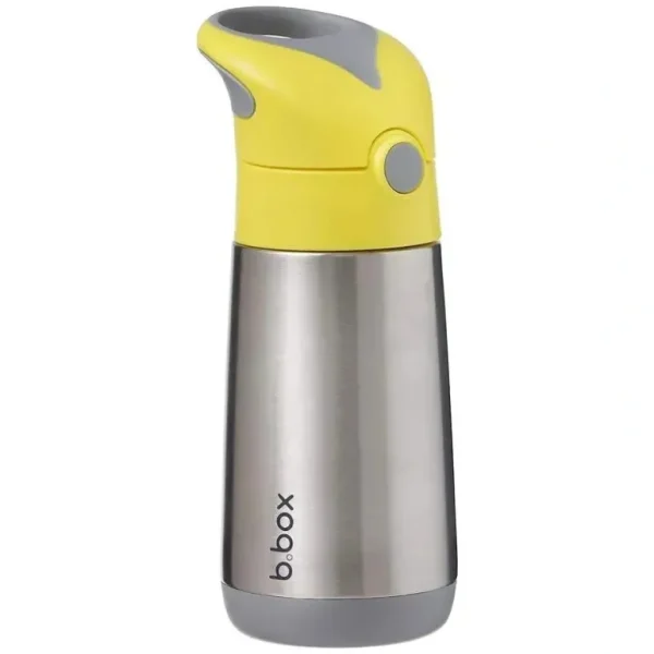 B.box - 12Oz Lemon Sherbet Insulated Drink Bottle - cutbabycare.com | baby boutique & care hub