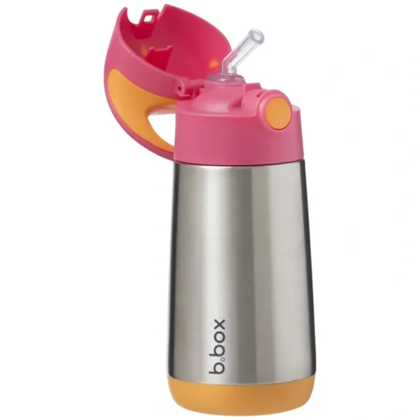 b.box Insulated Drink Bottle Strawberry Shake - cutbabycare.com | baby boutique & care hub