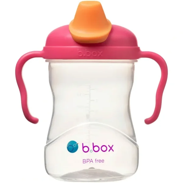 b.box Spout Cup 240ml Raspberry - cutbabycare.com | baby boutique & care hub