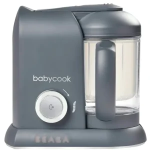 Beaba Babycook Solo Baby Food Processor Steam Cook Blend | Dark Grey - cutbabycare.com | baby boutique & care hub