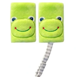 Benbat Pals Frog Car Seat Belt Safety Cover 0-12m Baby/Infant Strap/Pads Green - cutbabycare.com | baby boutique & care hub