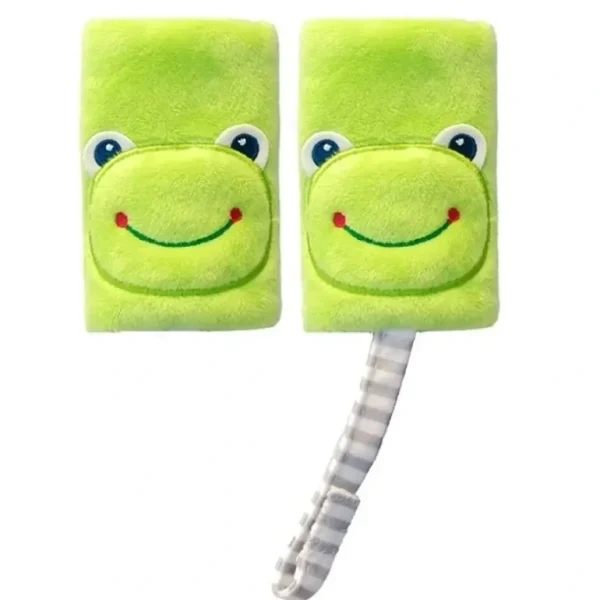 Benbat Pals Frog Car Seat Belt Safety Cover 0-12m Baby/Infant Strap/Pads Green - cutbabycare.com | baby boutique & care hub
