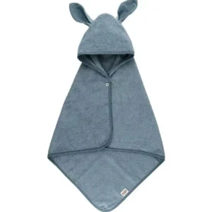 Bibs - Kangaroo Hoodie Towel Baby, Petrol - cutbabycare.com | baby boutique & care hub