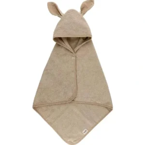 Bibs - Kangaroo Hoodie Towel Baby, Vanilla - cutbabycare.com | baby boutique & care hub