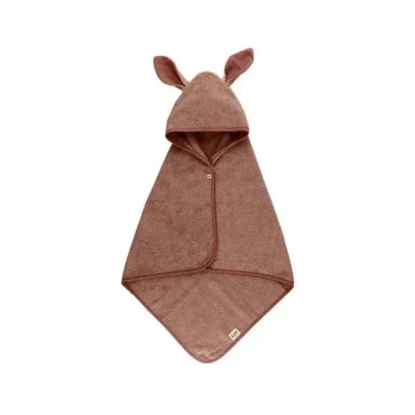 Bibs - Kangaroo Hoodie Towel Baby, Woodchuck - cutbabycare.com | baby boutique & care hub