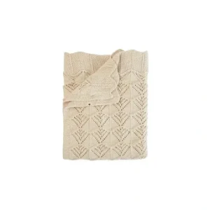 Bibs - Knitted Blanket Wavy, Ivory - cutbabycare.com | baby boutique & care hub