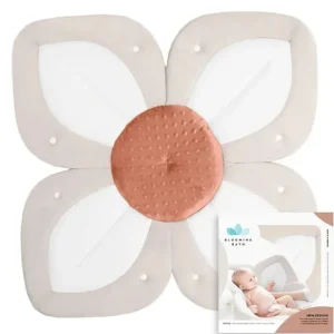 Blooming Bath - Lotus Flower Bath Mat Sink Cushion, Clay - cutbabycare.com | baby boutique & care hub