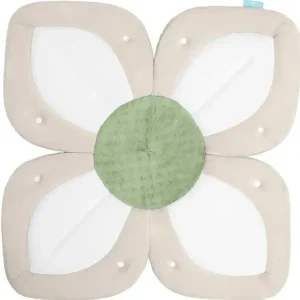 Blooming Bath - Lotus Flower Bath Mat Sink Cushion, Olive - cutbabycare.com | baby boutique & care hub