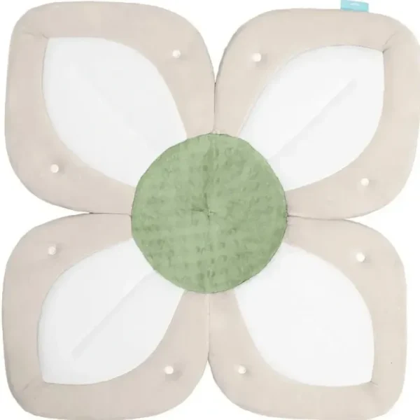 Blooming Bath - Lotus Flower Bath Mat Sink Cushion, Olive - cutbabycare.com | baby boutique & care hub