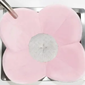 Bloomingbath.com - Poppy Flower Bath Mat - Sink Bathtub Cushion for Baby, Pink/Gray - cutbabycare.com | baby boutique & care hub