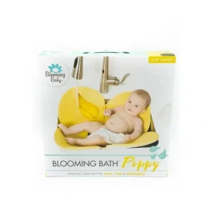 Bloomingbath.com - Poppy Flower Bath Mat - Sink Bathtub Cushion for Baby, Yellow - cutbabycare.com | baby boutique & care hub