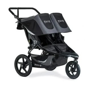 BOB Jogging Stroller Double In Black - cutbabycare.com | baby boutique & care hub