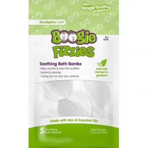 Boogie Wipes - 5Pk Fizzies Baby Bath Bombs, Eucalyptus - cutbabycare.com | baby boutique & care hub