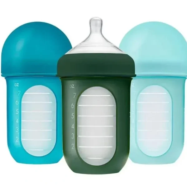Boon - Nursh 8Oz Bottle 3Pk, Blue Multi Stage 2 - cutbabycare.com | baby boutique & care hub
